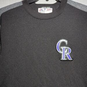Majestic Therma Base Colorado Rockies Thermal Base Layer Mens‎ Size Medium